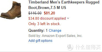 Timberland 添柏岚 Earthkeepers Rugged 男款6寸皮靴