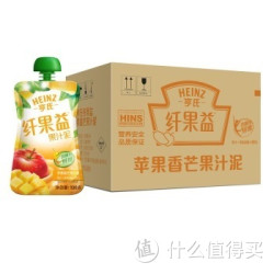 Heinz 亨氏 纤果益果汁泥－苹果香芒24袋*2箱
