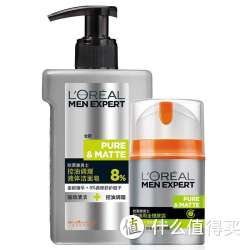 L'OREAL PARIS 欧莱雅 男士控油护肤套装（控油调理液体洁面皂150ml+周全理肤露50ml)