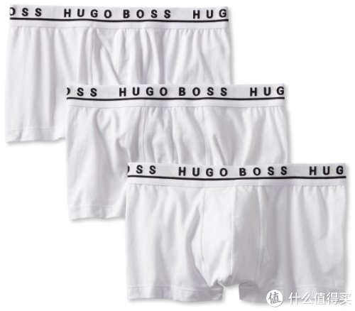 BOSS HUGO BOSS Cotton Stretch 男士弹力四角内裤 3条装（4色/多尺码）