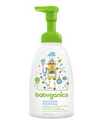 中亚海外购：BabyGanics 甘尼克宝宝 泡沫餐具洗洁剂 453.6ml*3瓶装
