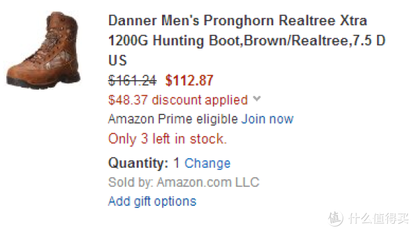Danner 丹纳 Pronghorn GTX 8寸 1200g 狩猎保暖靴