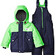 Carter's 卡特 Two-Piece Snowsuit with Colorblock Jacket 男宝宝棉衣+背带裤套装