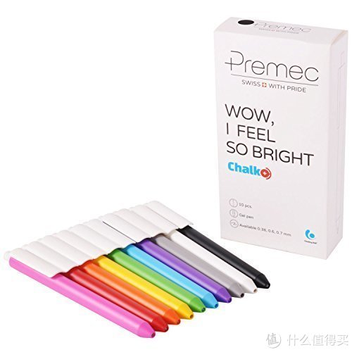 PREMEC 派锐美科 CHALK巧可系列 混色杆签字笔 10支+签字笔