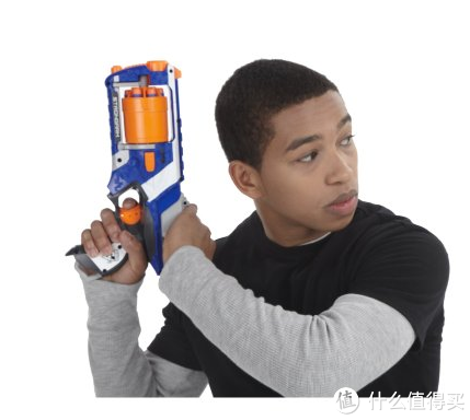 Hasbro 孩之宝  Nerf 热火 Elite 精英系列 A0710 野牛发射器 软弹枪（橙机）