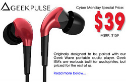 Geek Pulse Cyber Monday Special Geek IEM 耳机
