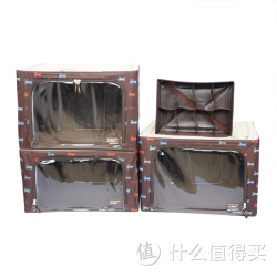 LOCK&amp;LOCK 乐扣乐扣  小狗图案百纳箱4件套装 LLB575CSH604 咖啡色