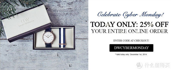 海淘券码:Daniel Wellington DW 丹尼尔·惠灵顿腕表 官网