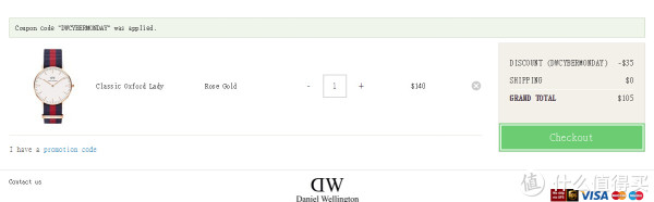 海淘券码:Daniel Wellington DW 丹尼尔·惠灵顿腕表 官网