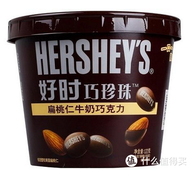 限华北：HERSHEY'S 好时 巧珍珠 扁桃仁 牛奶巧克力 122g