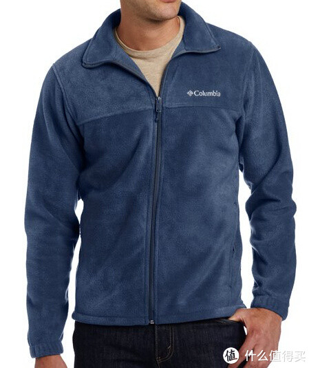 Columbia 哥伦比亚 Steens Mountain Full Zip 2.0 男款抓绒外套 蓝色