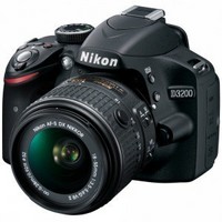 Nikon 尼康  D3200 单反套机 黑色