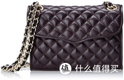 REBECCA MINKOFF Quilted Mini Affair 女款真皮斜挎包