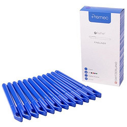 PREMEC 派锐美科 FEATHER 羽纤系列幼线笔套装(12支蓝色)+签字笔