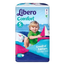 Libero 丽贝乐 帆船装 婴儿纸尿裤 M84片*2包
