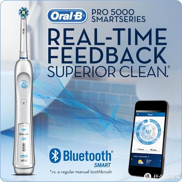Oral-B 欧乐B Smartseries 5000型 声波电动牙刷 蓝牙版（3D震动旋转/无线显示/旗舰型号）