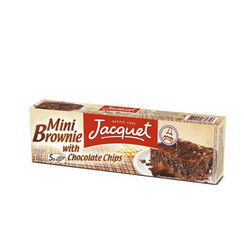 Jacquet Brossard 雅乐可 迷你巧克力脆片布朗尼蛋糕 150g