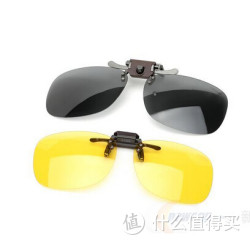VEGOOS 威古氏 偏光太阳眼镜镜片近视镜夹片 套装(黑片+黄片) 2027中号