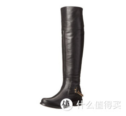 STEVE MADDEN Olgga Motorcycle Boot 女款真皮高筒靴