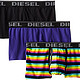 凑单品：DIESEL 3-Pack Divine Cotton Stretch Trunk 男士平角内裤 3条装