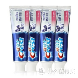 Crest 佳洁士 精研美白 提亮抛光牙膏140g四支装