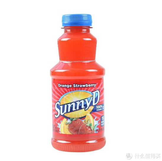 Sunny D 阳光每日 橙子草莓味饮料 473ml*12瓶