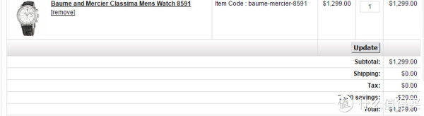 BAUME & MERCIER 名士 Classima系列 MOAO8591 男款机械腕表