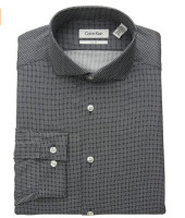 Calvin Klein Slim Fit Non Iron Print  男士免烫修身衬衣