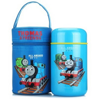 Thomas & Friends 托马斯&朋友 4698TM 儿童不锈钢保温餐罐 400ml（配保温套+勺）+彩笔