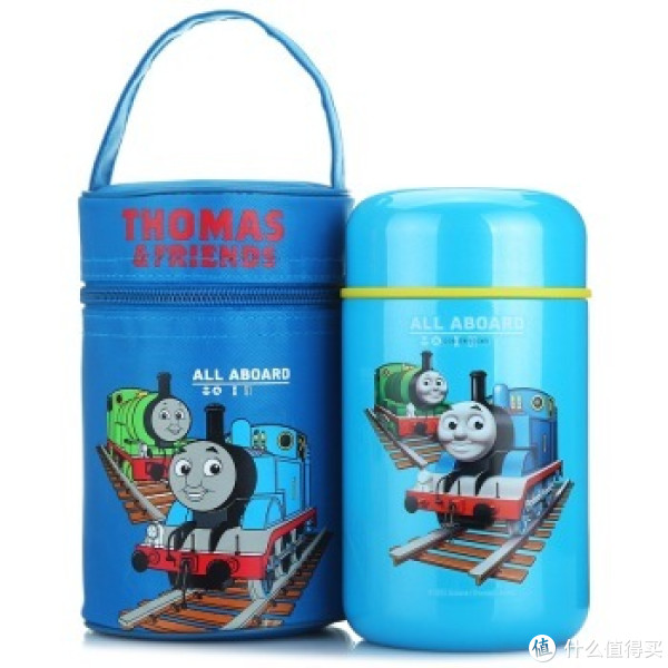 Thomas & Friends 托马斯&朋友 4698TM 儿童不锈钢保温餐罐 400ml（配保温套+勺）+彩笔