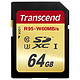 Transcend 创见 UHS-IU3 SDXC存储卡读95M/S 写60M/S  64G