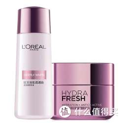 L'OREAL PARIS 巴黎欧莱雅 清润保湿二件套（膜力霜50ml+透白晶润粉透精华水150ml)