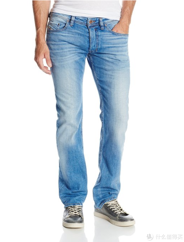 DIESEL 迪赛 Safado Regular Slim 男式直筒牛仔裤 0C602