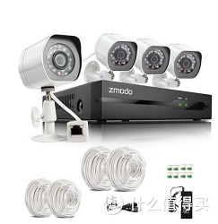 Zmodo 智美达 百万网络高清监控套装 4路监控设备套餐