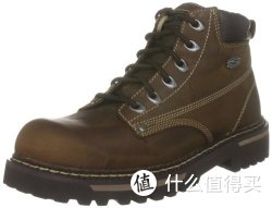 SKECHERS 斯凯奇 Bully II Padded Collar 男士真皮短靴