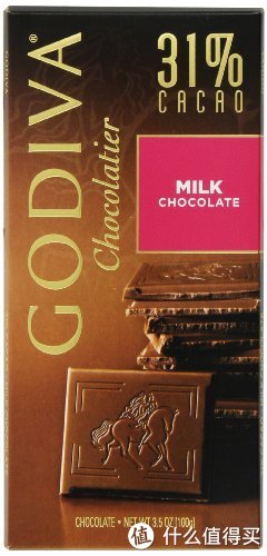新补货：GODIVA 歌帝梵 牛奶巧克力 100g*5包