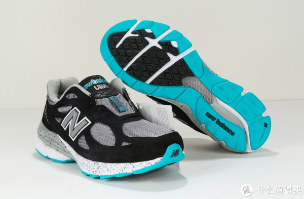 新补货：new balance 新百伦 M990 V3 男款跑步鞋 黑色