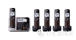 Panasonic 松下 KXTG7875S 无绳电话套装（一拖四、DECT 6.0+、蓝牙连接手机）