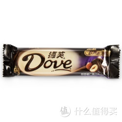 Dove 德芙 醇香榛仁黑巧克力（排块）43g