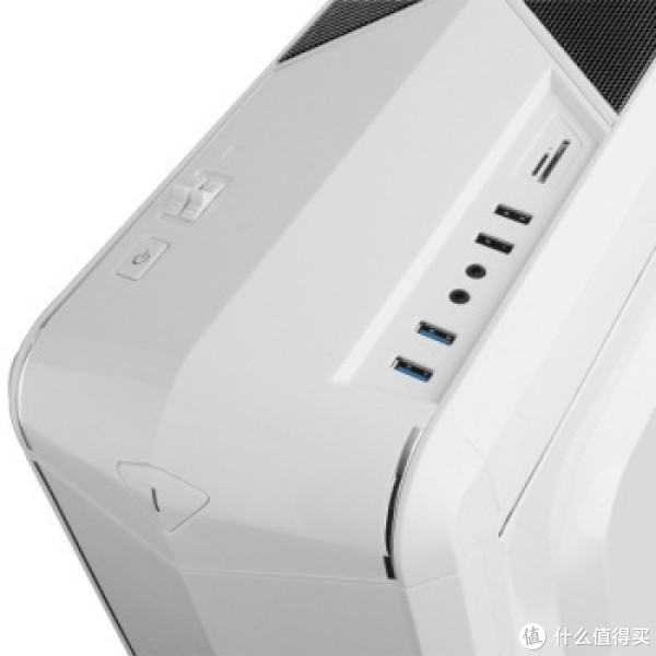 SAMA 先马 影子战士 白色蓝暴版 中塔机箱 (双调速器、二合一读卡器、侧透、标配3把风扇)