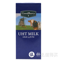 北京福利：Good Burry 谷德堡 全脂 纯牛奶 1L
