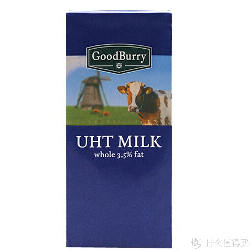 限北京：Good Burry 谷德堡 全脂纯牛奶 1L