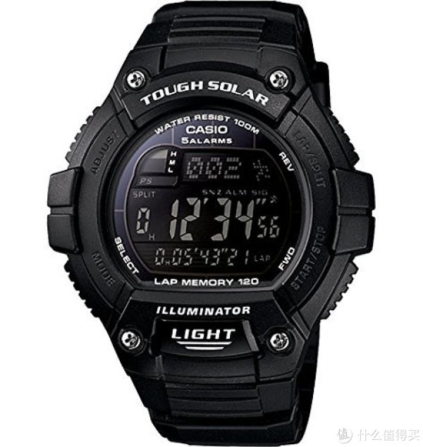 CASIO 卡西欧   W-S220-1BVCF 男士太阳能运动腕表