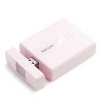 SCUD 飞毛腿 SPB-V-5000 双USB 移动电源/充电宝 5000毫安 粉色