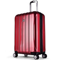 Delsey 法国大使  40007682004 拉杆箱包 超轻行李包 旅行箱 万向轮 酒红色 25寸