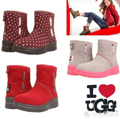 UGG australia I HEART KISSES 我爱热吻系列  短款雪地靴