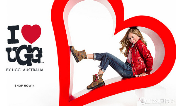 UGG australia I HEART KISSES 我爱热吻系列  短款雪地靴