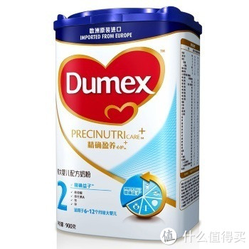Dumex 多美滋 精确盈养心护+较大婴儿配方奶粉2段 900克*2罐