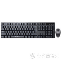 ViewSonic 优派  CU1250 经典双USB桌面型键鼠套装 （黑色）