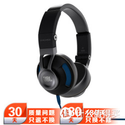 JBL S300i 低音声霸3D旋转折叠头戴式耳机 黑蓝色